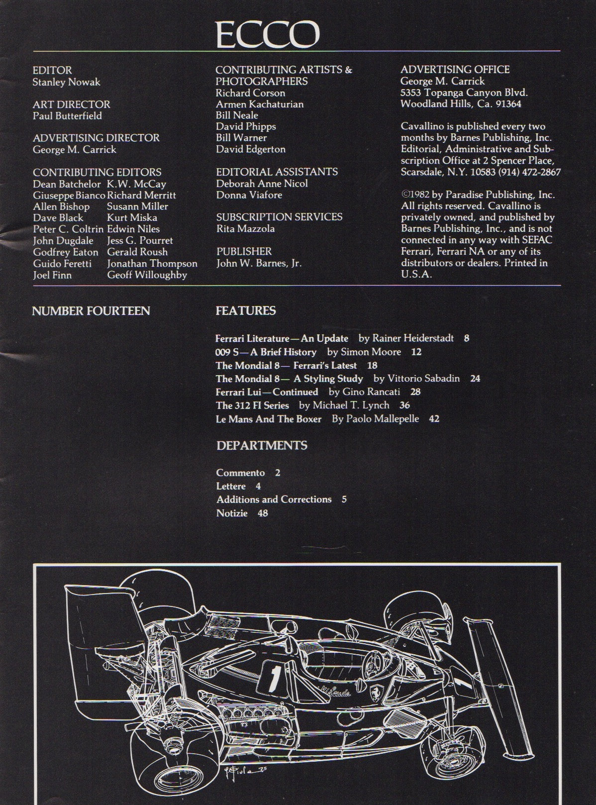 Cavallino N  14 Ferrari Magazine