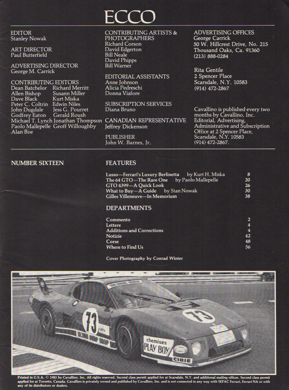 Cavallino N  16 Ferrari Magazine