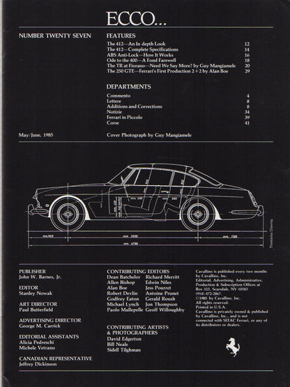 Cavallino N  27 Ferrari Magazine