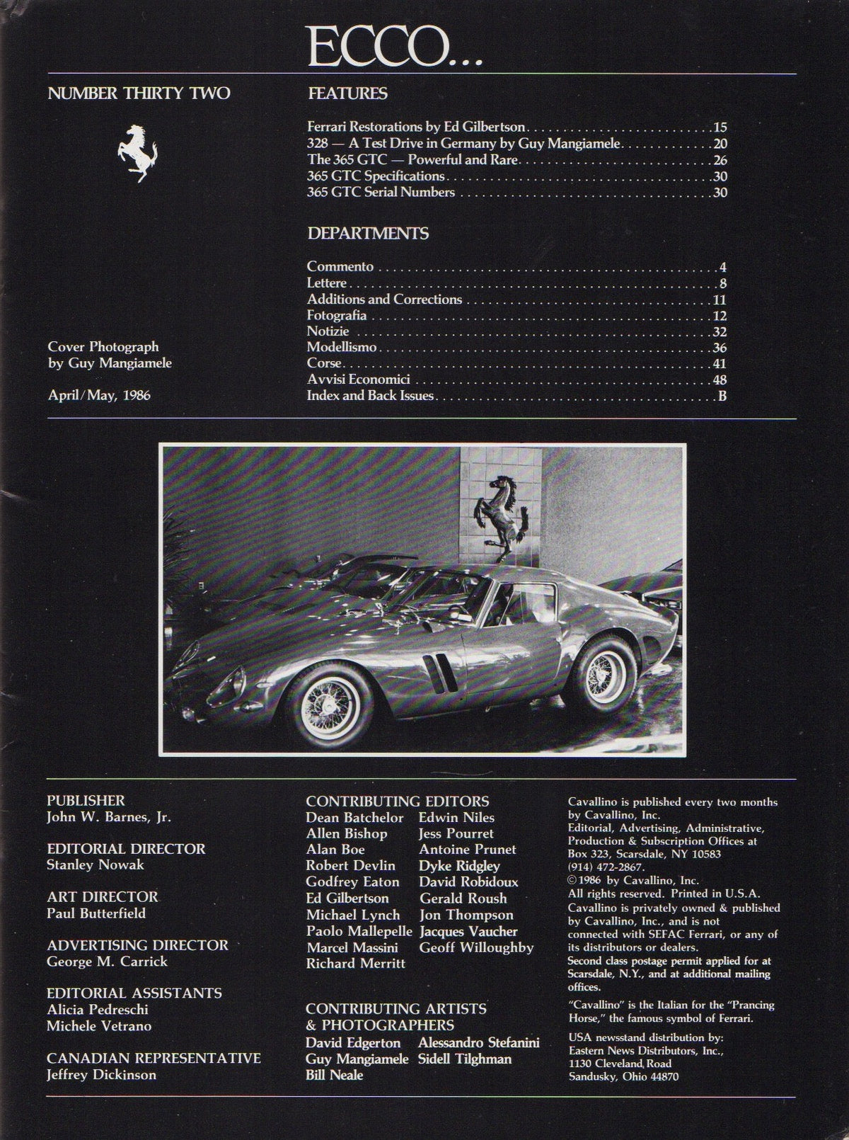 Cavallino N  32 Ferrari Magazine