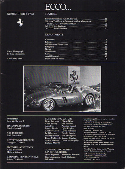 Cavallino N  32 Ferrari Magazine