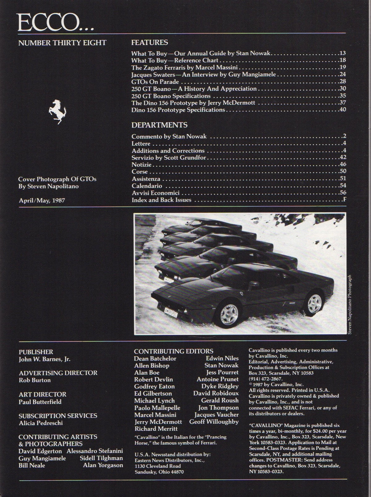 Cavallino N  38 Ferrari Magazine