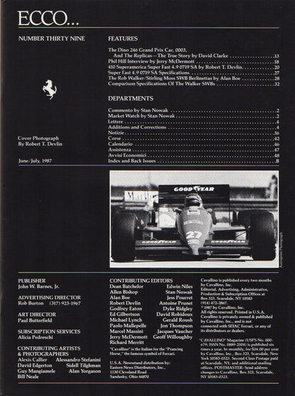 Cavallino N  39 Ferrari Magazine
