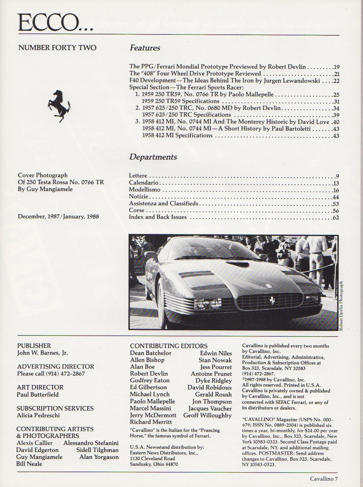 Cavallino N  42 Ferrari Magazine
