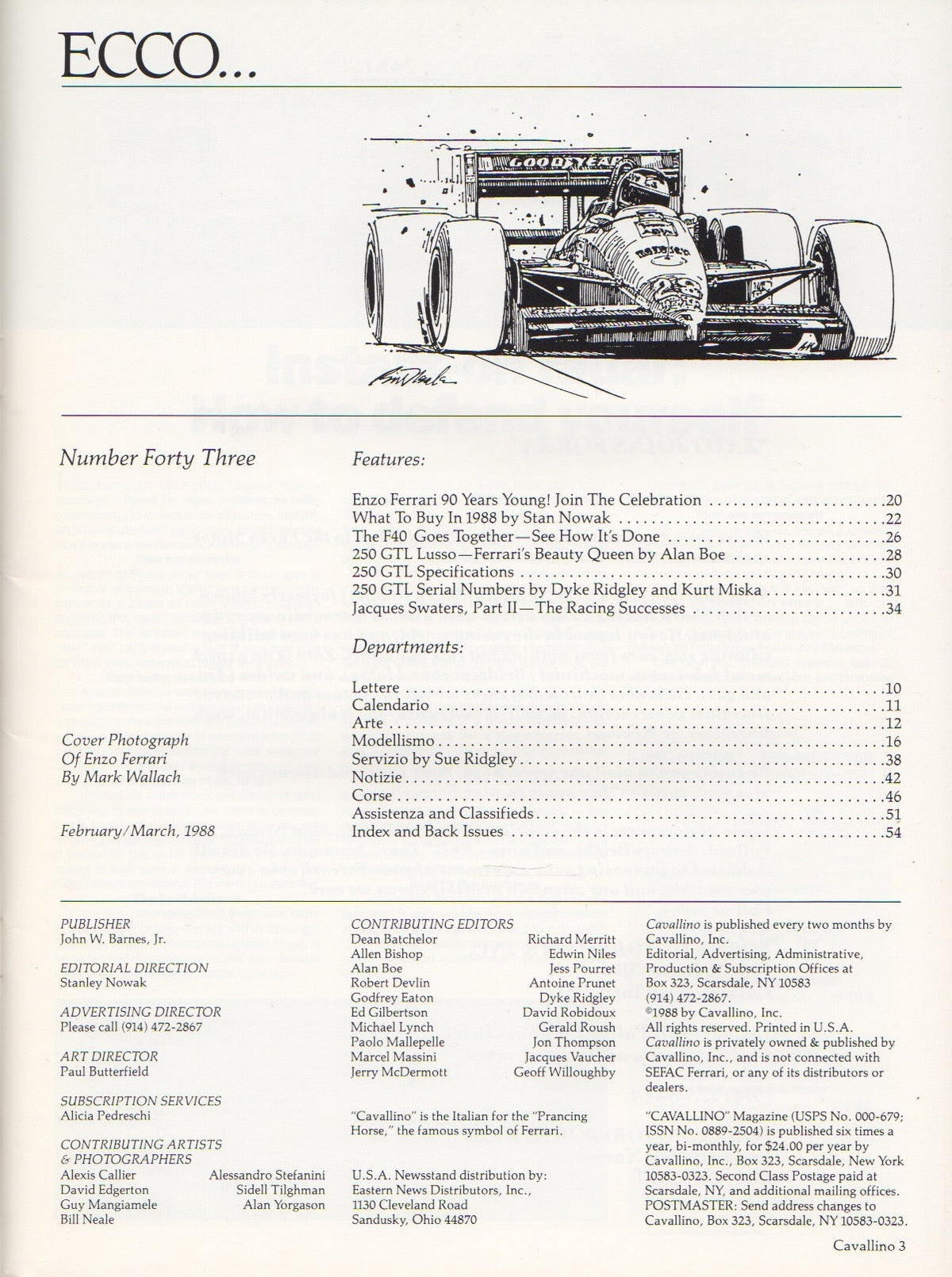 Cavallino N  43 Ferrari Magazine
