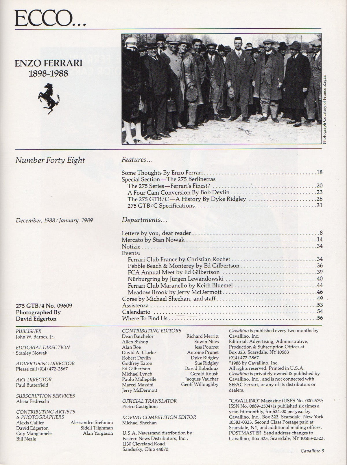 Cavallino N  48 Ferrari Magazine