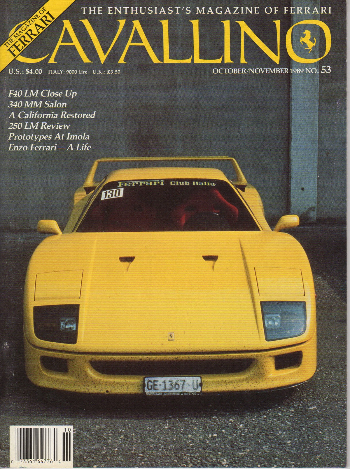 Cavallino N  53 Ferrari Magazine