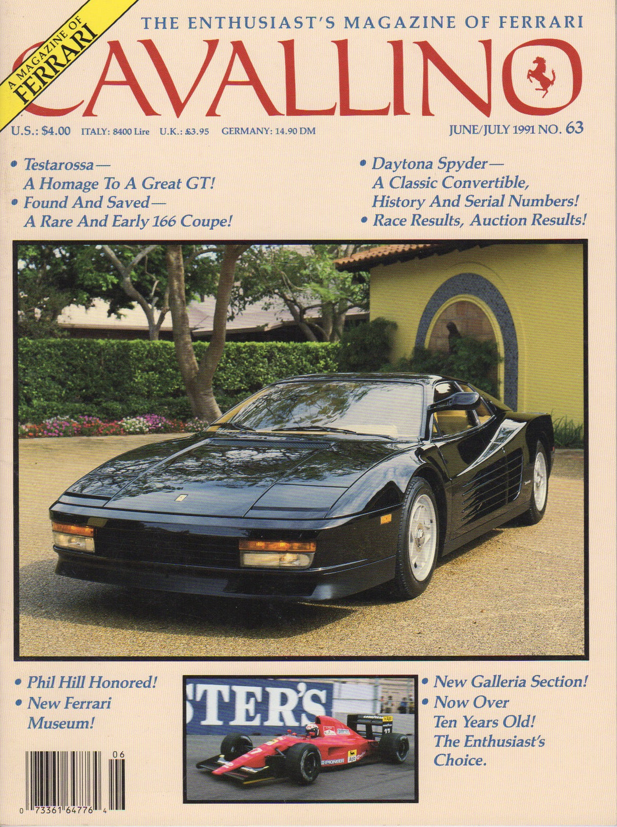 Cavallino N  63 Ferrari Magazine