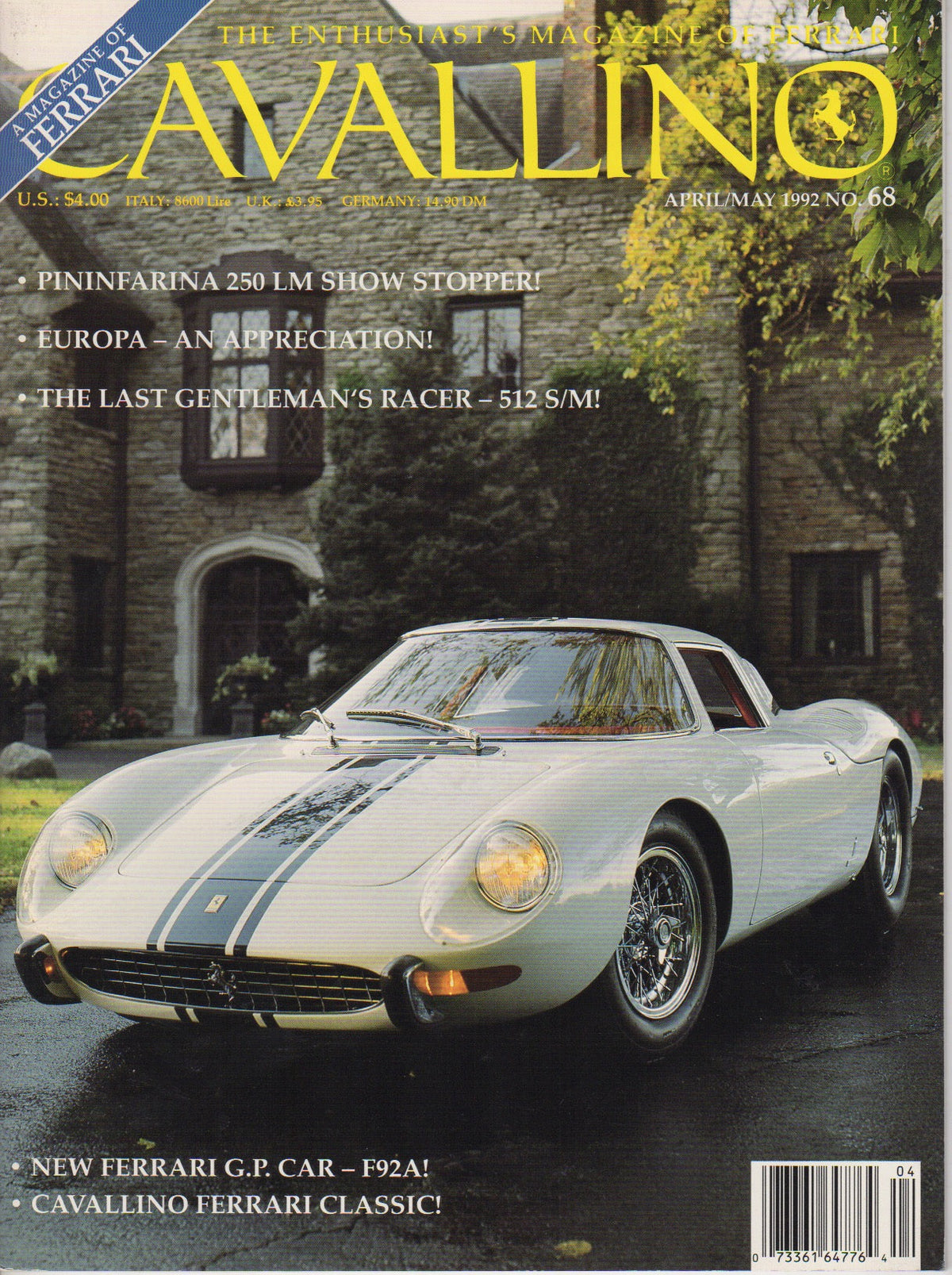 Cavallino N  68 Ferrari Magazine