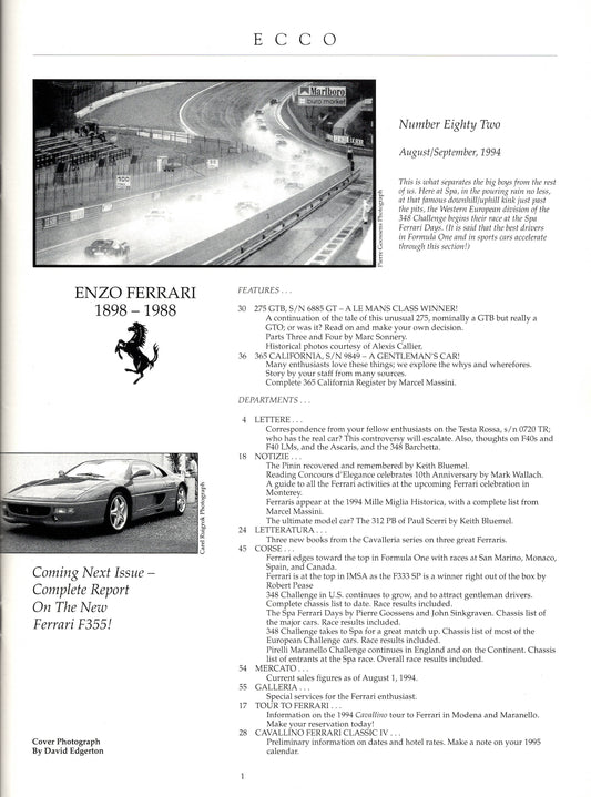 Cavallino N  82 Ferrari Magazine