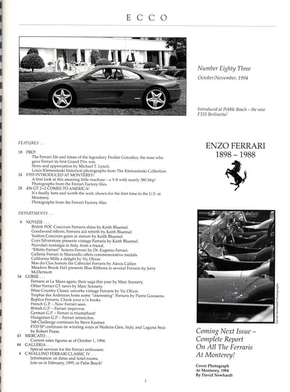 Cavallino N  83 Ferrari Magazine