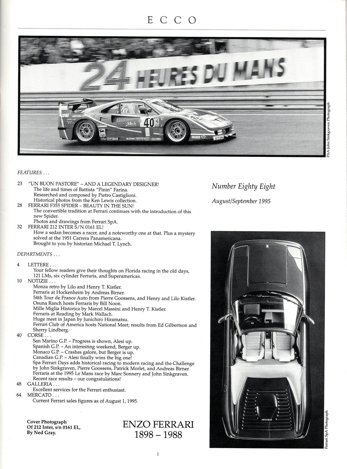 Cavallino N  88 Ferrari Magazine