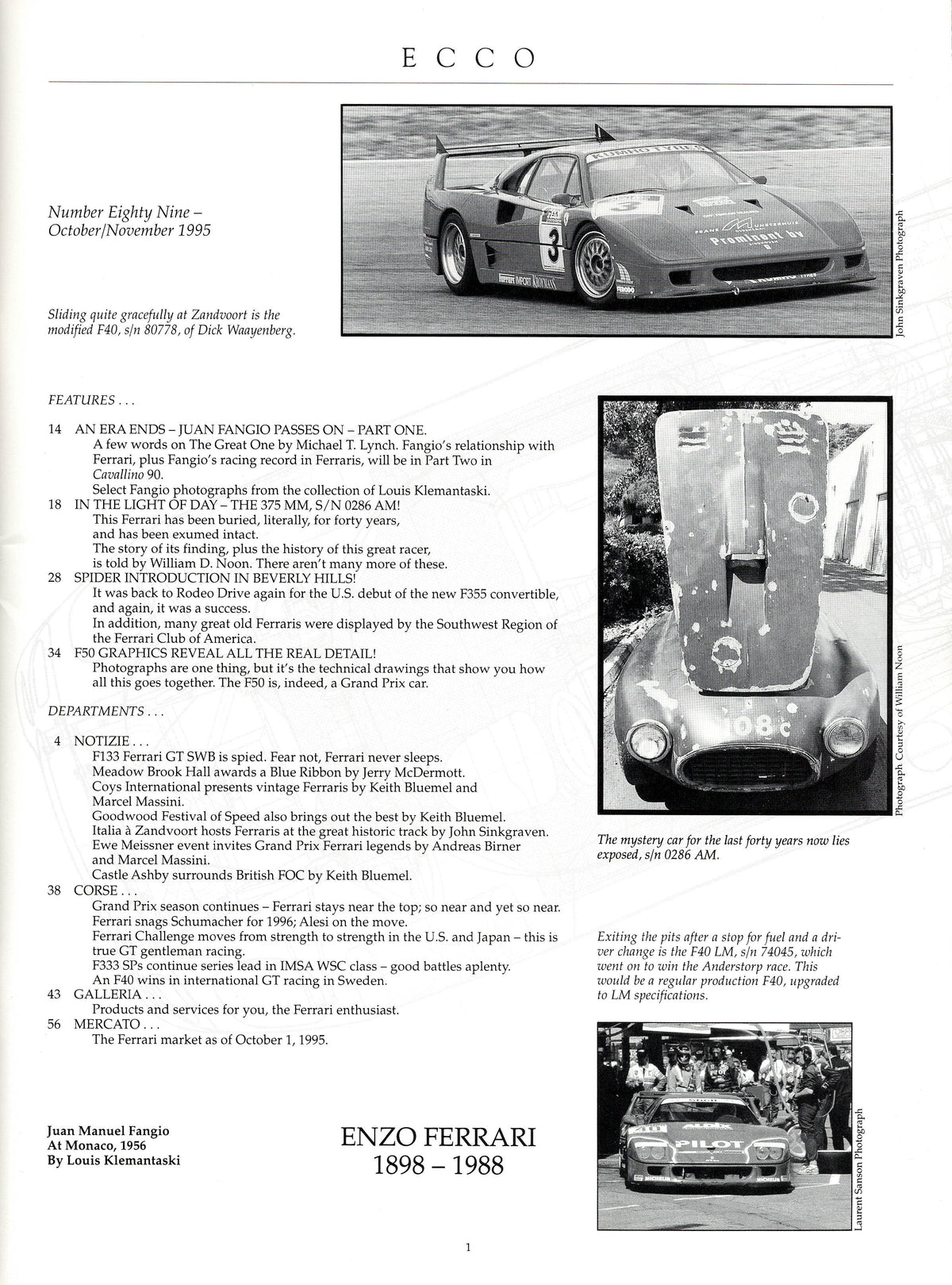 Cavallino N  89 Ferrari Magazine