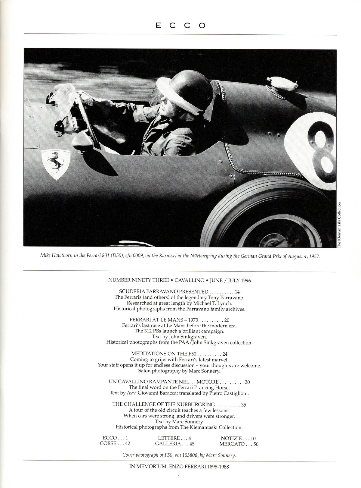 Cavallino N  93 Ferrari Magazine
