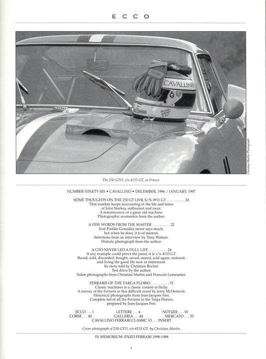 Cavallino N  96 Ferrari Magazine