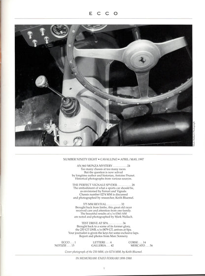 Cavallino N  98 Ferrari Magazine