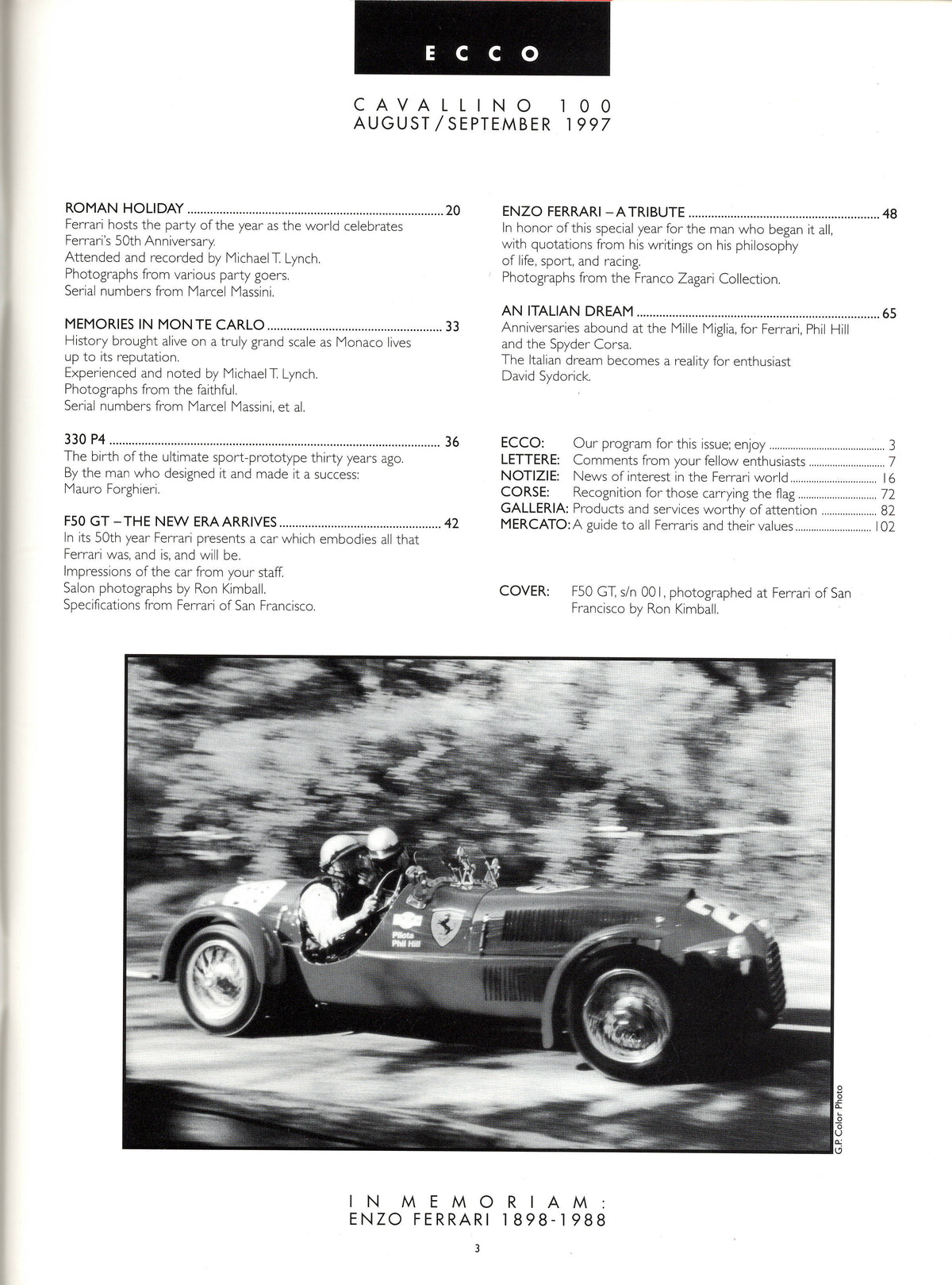 Cavallino N 100 Ferrari Magazine