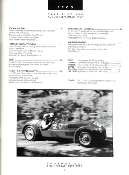 Cavallino N 100 Ferrari Magazine