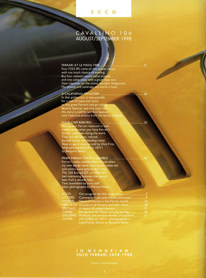Cavallino N 106 Ferrari Magazine
