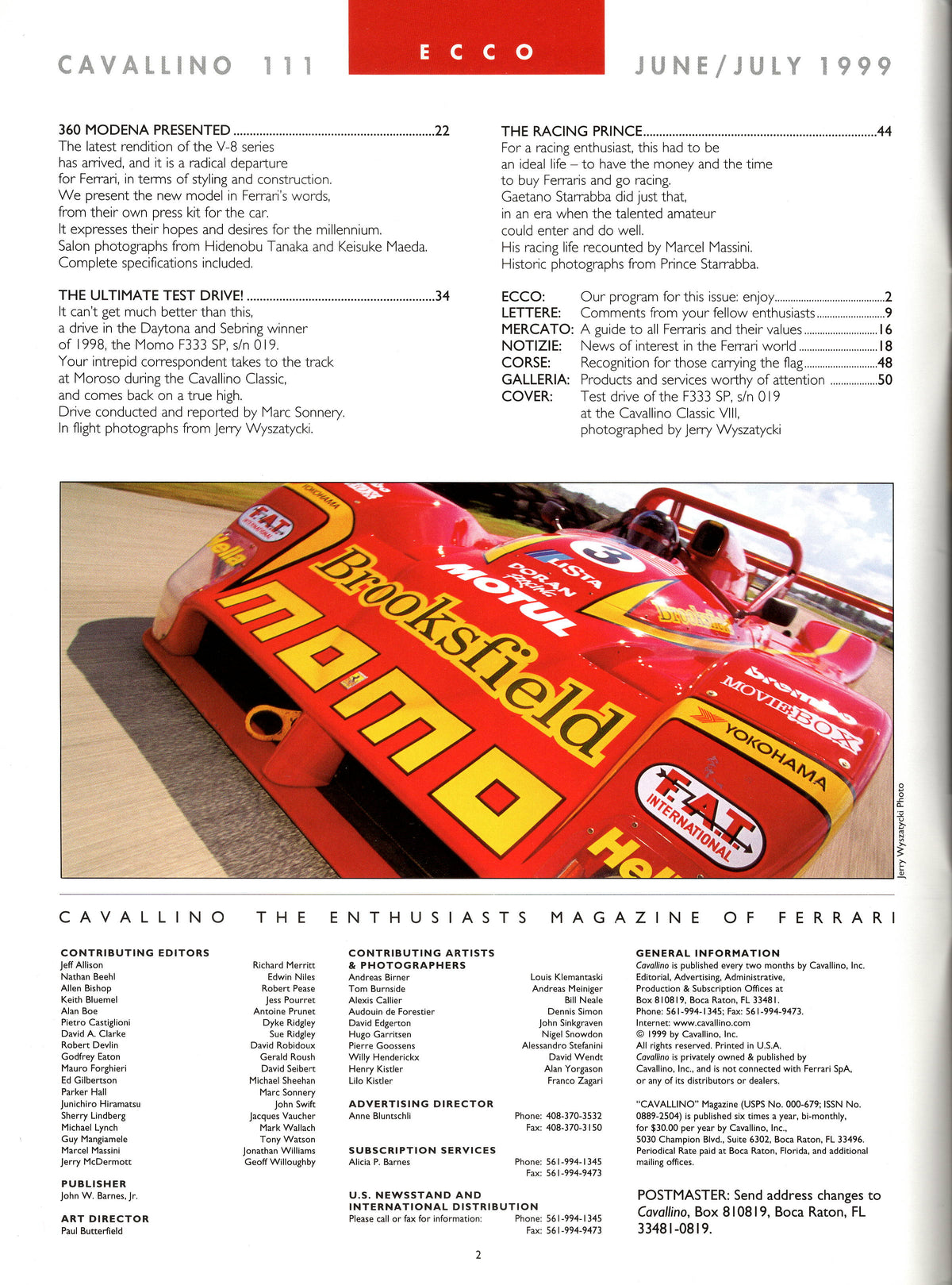 Cavallino N 111 Ferrari Magazine