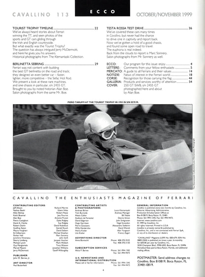 Cavallino N 113 Ferrari Magazine