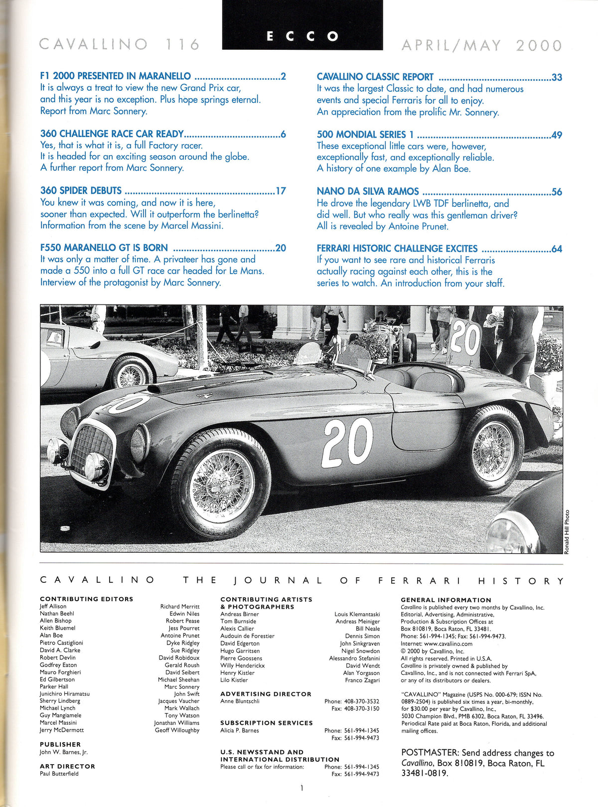 Cavallino N 116 Ferrari Magazine