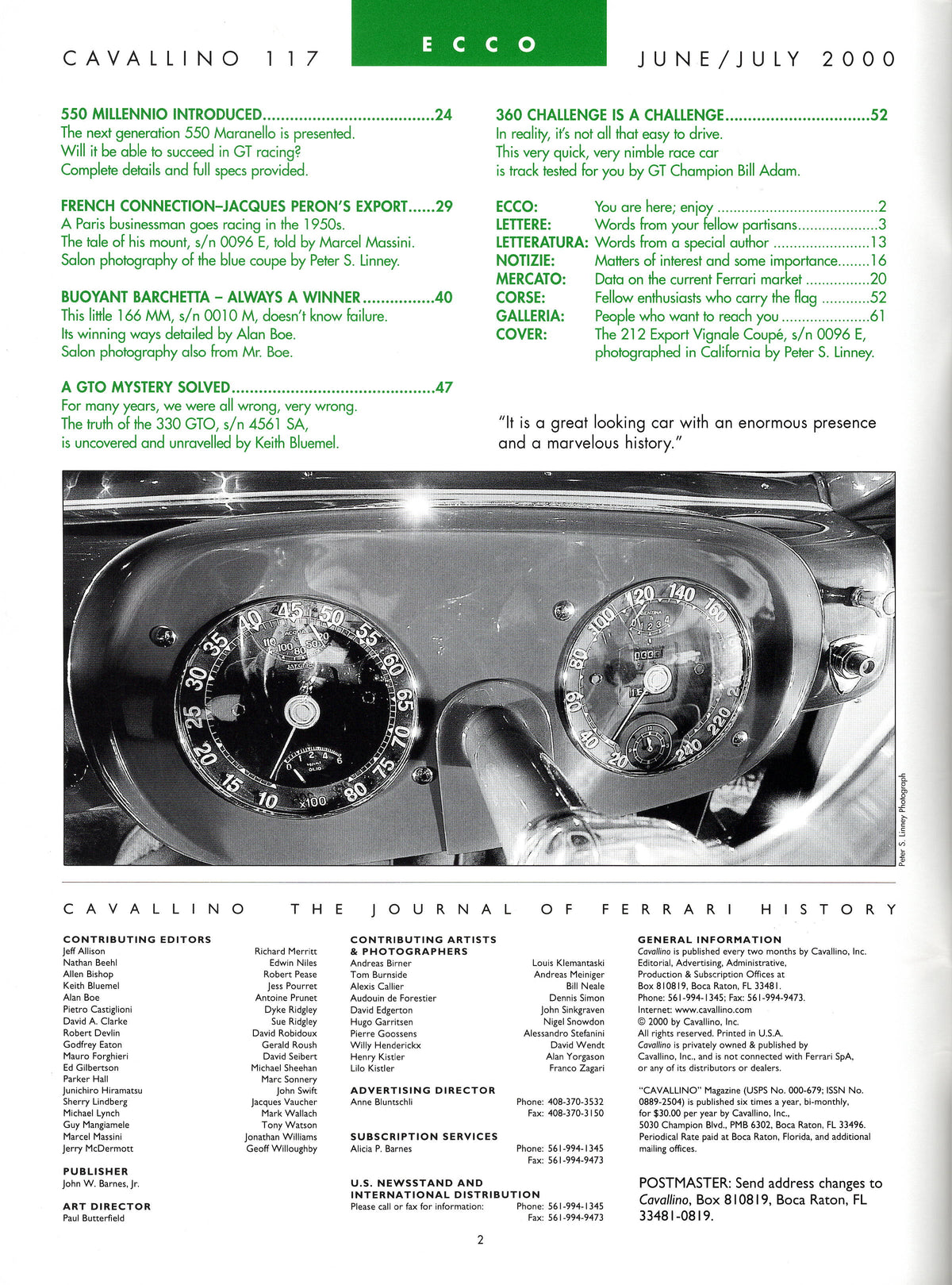 Cavallino N 117 Ferrari Magazine
