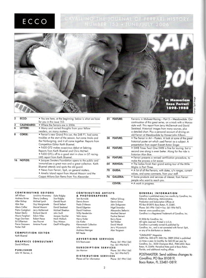 Cavallino N 153 Ferrari Magazine