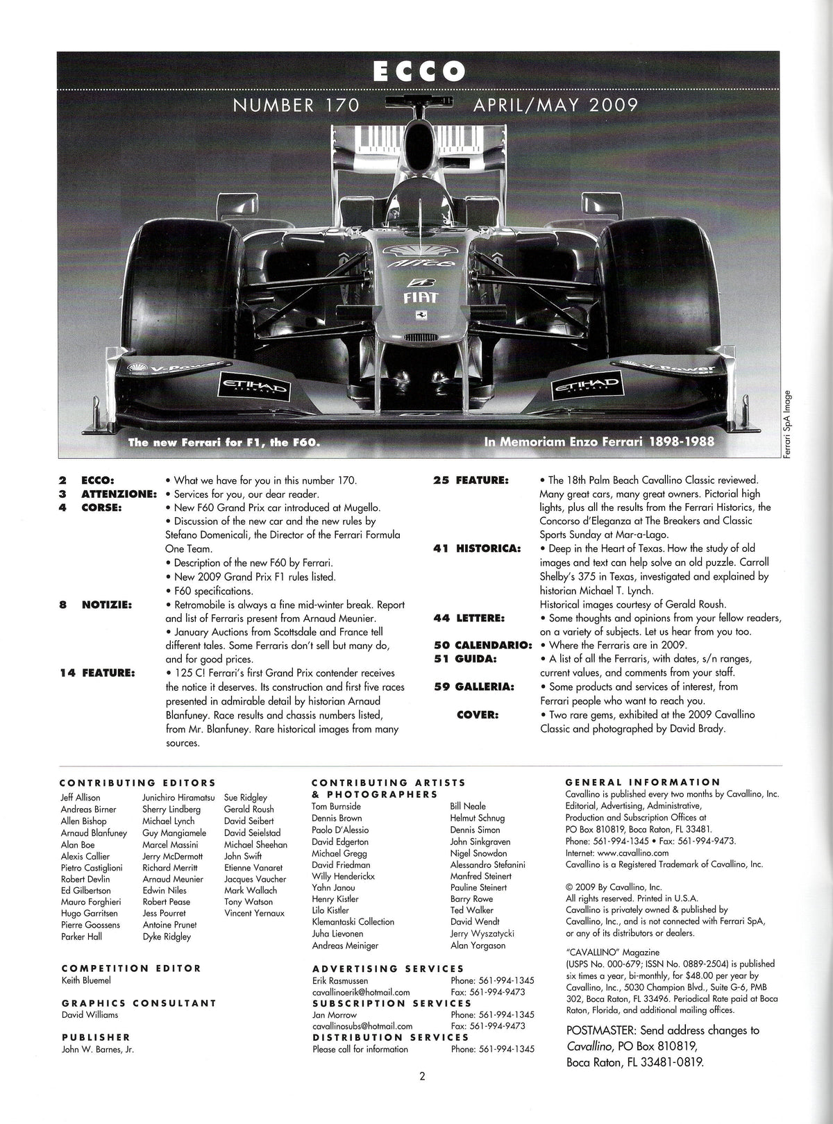 Cavallino N 170 Ferrari Magazine