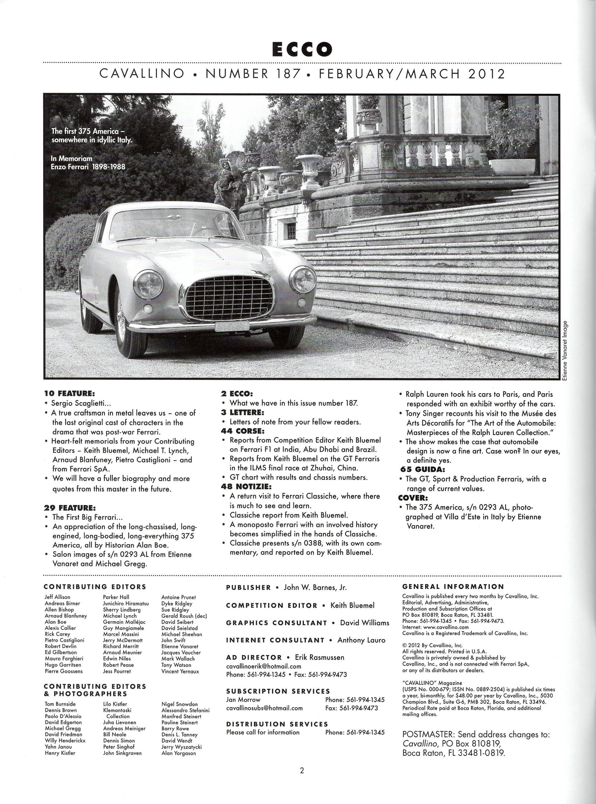 Cavallino N 187 Ferrari Magazine
