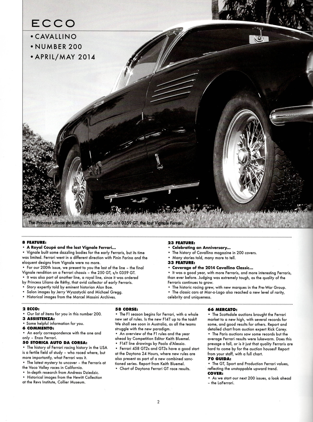 Cavallino N 200 Ferrari Magazine