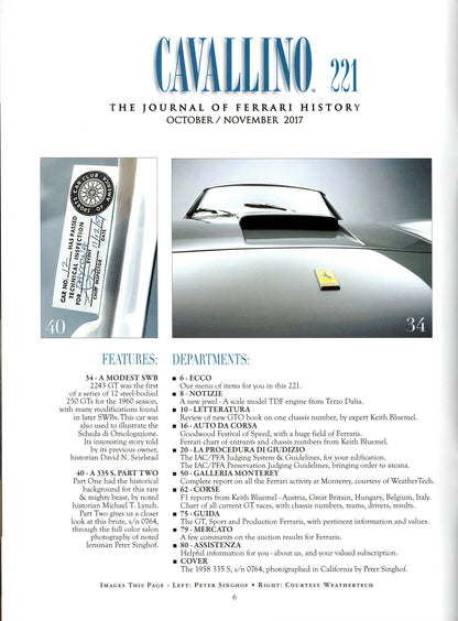 Cavallino N 221 Ferrari Magazine
