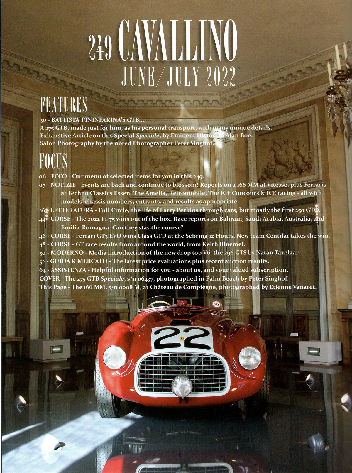 Cavallino N 249 Ferrari Magazine