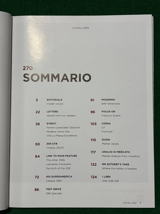 Cavallino N 270 Ferrari Magazine