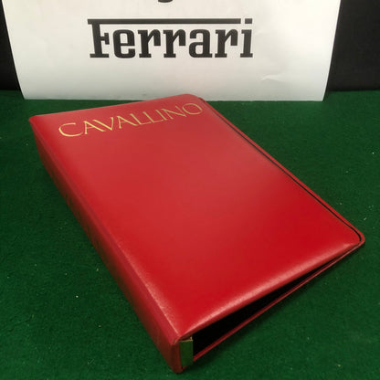 Cavallino Binder - Red