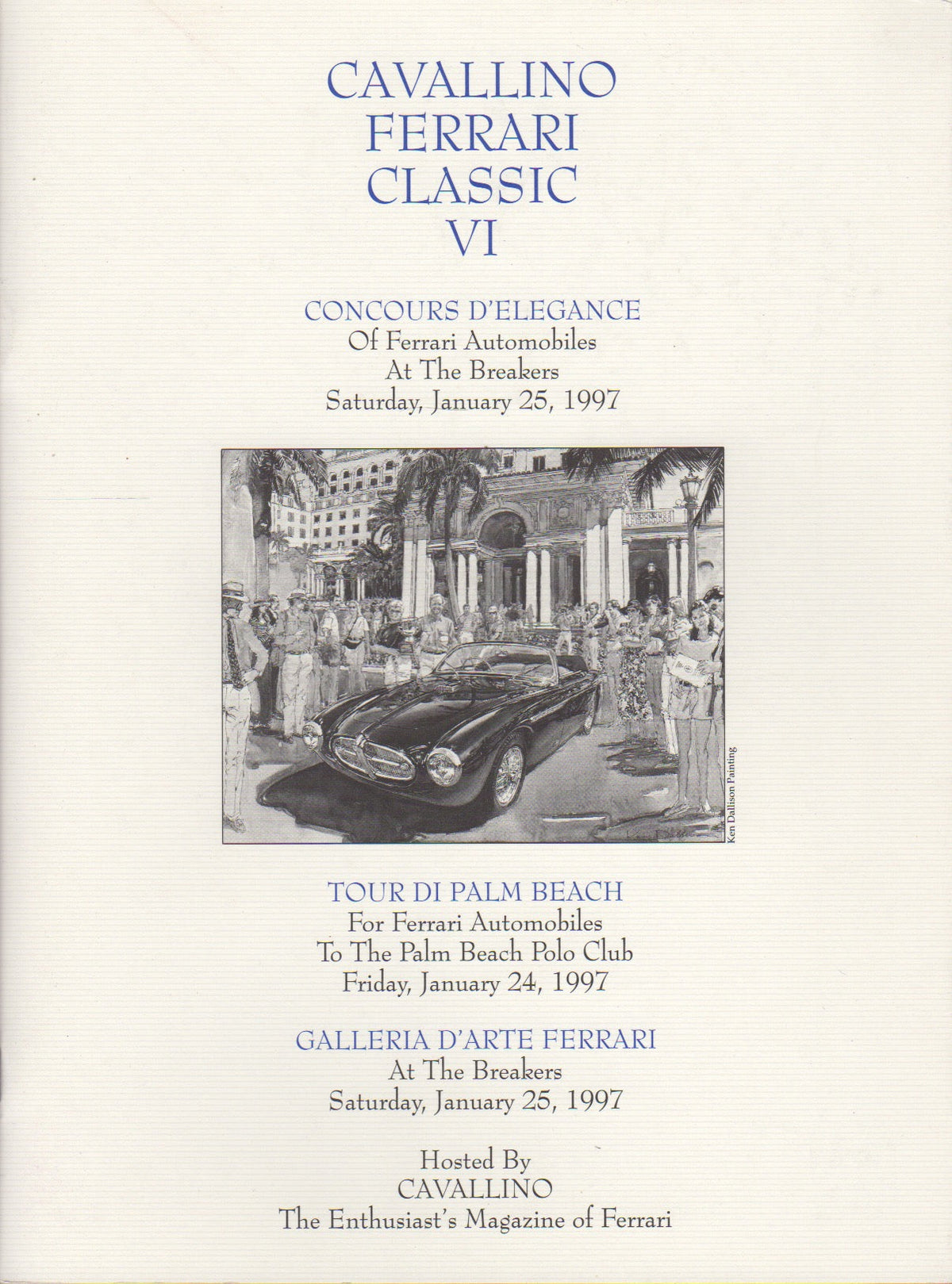 Cavallino Classic 1997 Program