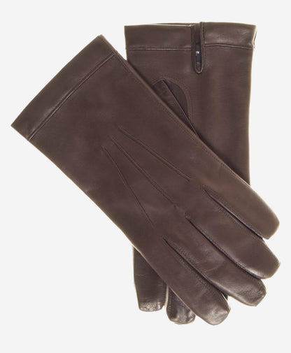 CX3360 (brown) - Men’s Italian leather cadet-size Bemberg-lined gloves — photo 1 of 6