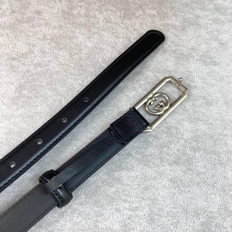 GUCCI Embellished coated-canvas and leather belt 'Black'