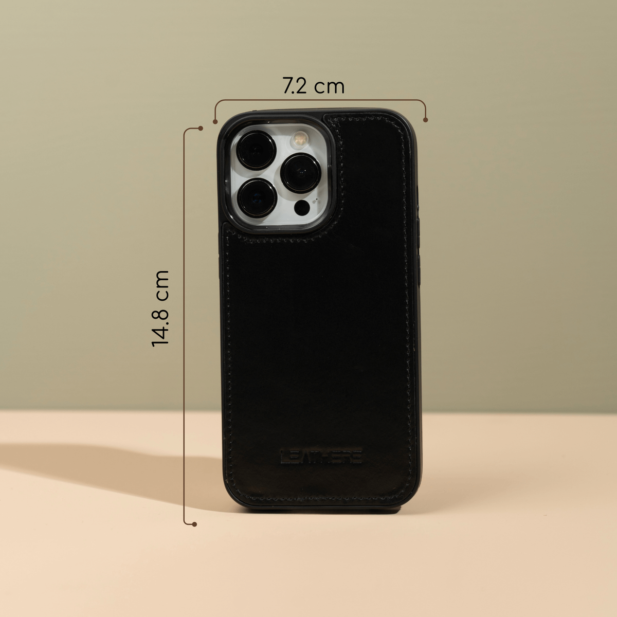 iPhone 16 Series Black Leather Wallet Case - New York