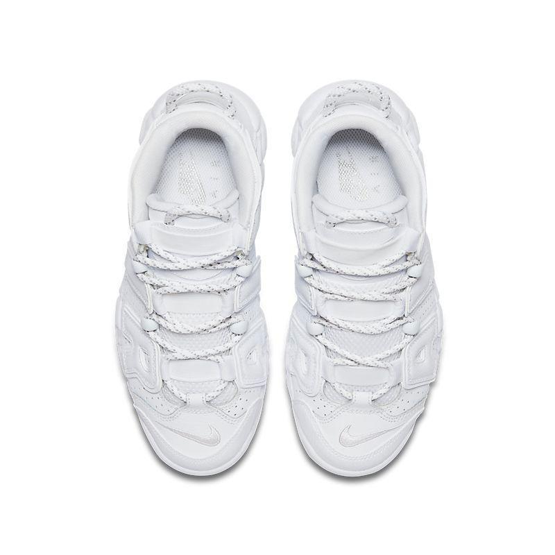 Nike Air More Uptempo 'Triple White' Sneakers – Iconic Streetwear Comfort