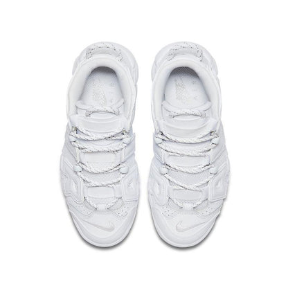 Nike Air More Uptempo 'Triple White' Sneakers – Iconic Streetwear Comfort