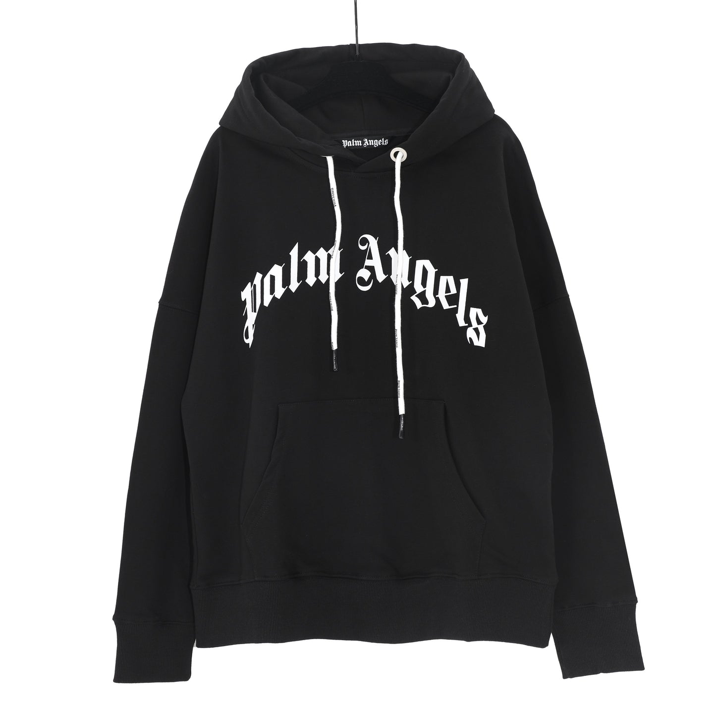 Palm Angels Logo-Print Sweatshirt Black/White