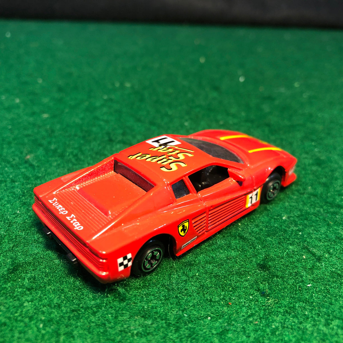 Ferrari Testarossa N 11 Greek Super Star Red 1:60 (No box)