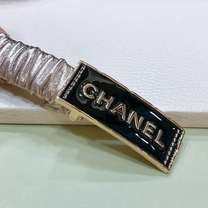 Chanel Women Logo Banding Belt 'Golden'