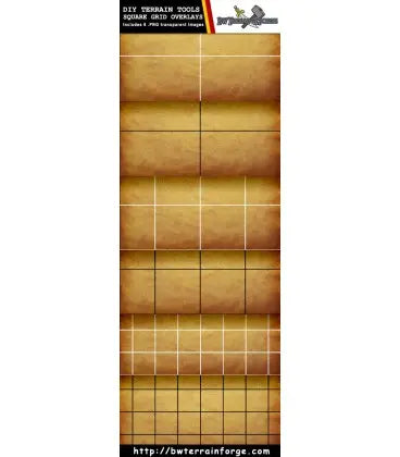 Copy of Digital Forge: DIY Templates - Square Grid Overlays