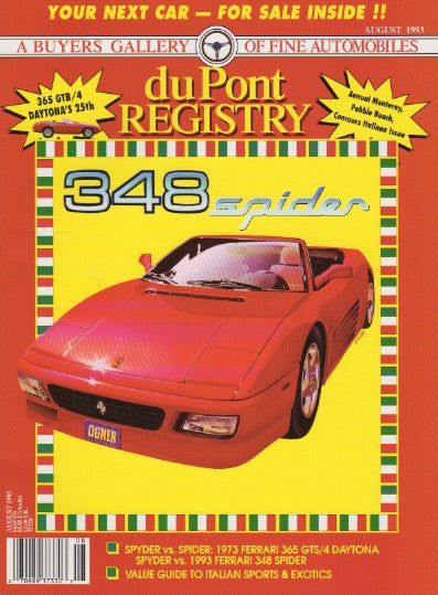 du Pont Registry Magazine 1993/08