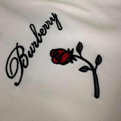 Burberry T-Shirt With Rose Without Collar 'White'