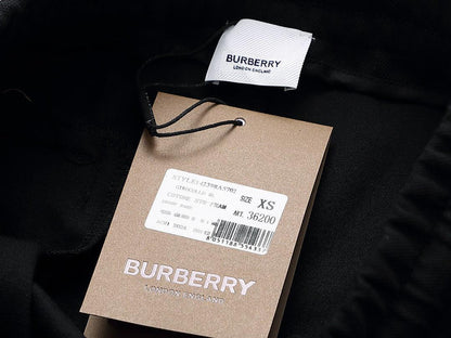 Burberry Long Pant 'Black/Beige'