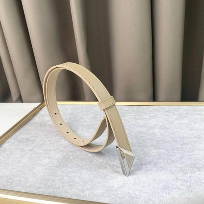 Prada Saffiano leather belt 'Sand Beige'