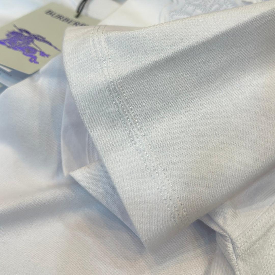 Burberry T-Shirt Without Collar 'White'